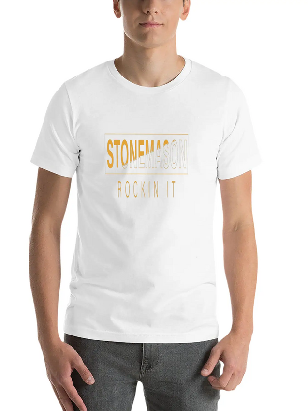 Stonemason Rockin It Lightweight Cotton T-Shirt – Daily Comfort Graphic Shirt