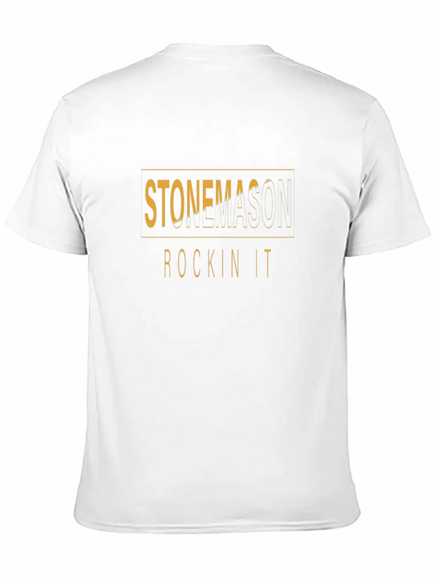 Stonemason Rockin It Lightweight Cotton T-Shirt – Daily Comfort Graphic Shirt