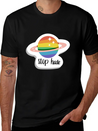 Stop Hate - Pride - Rainbow Lightweight Cotton T-Shirt – Daily Comfort Graphic Shirt