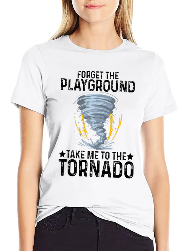 Storm Chasing Funny Tornado Chaser Lightweight Cotton T-Shirt – Daily Comfort Graphic Shirt