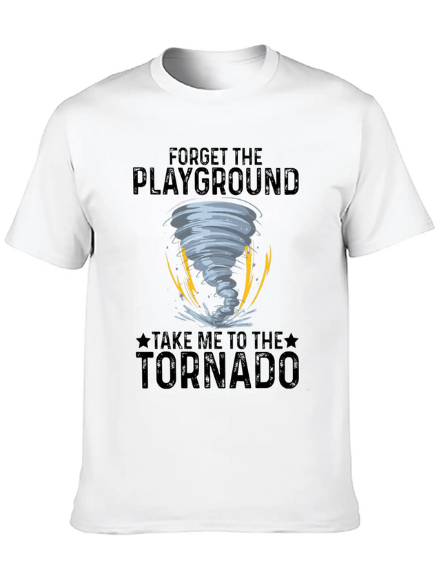 Storm Chasing Funny Tornado Chaser Lightweight Cotton T-Shirt – Daily Comfort Graphic Shirt