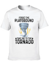 Storm Chasing Funny Tornado Chaser Lightweight Cotton T-Shirt – Daily Comfort Graphic Shirt