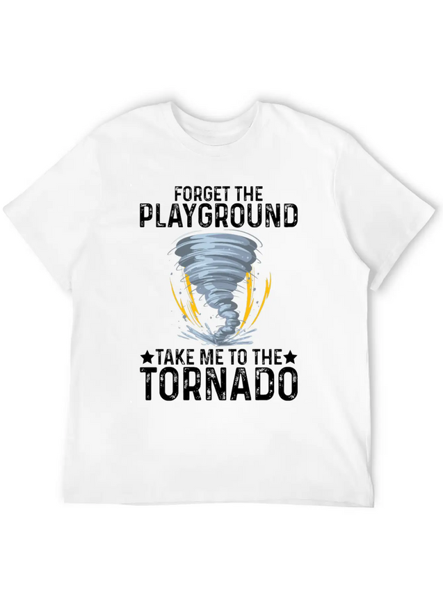 Storm Chasing Funny Tornado Chaser Lightweight Cotton T-Shirt – Daily Comfort Graphic Shirt