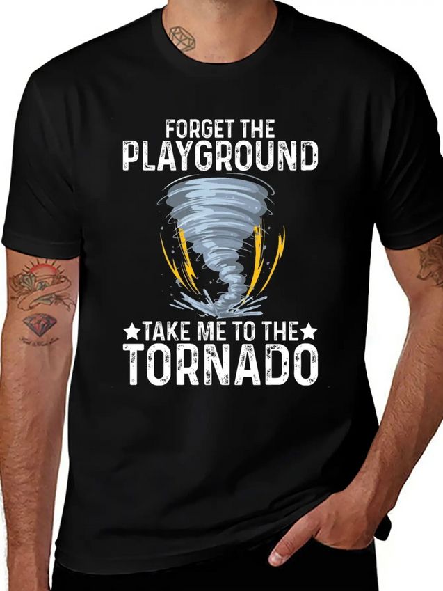 Storm Chasing Funny Tornado Chaser Lightweight Cotton T-Shirt – Daily Comfort Graphic Shirt