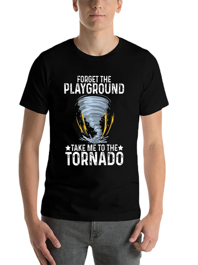 Storm Chasing Funny Tornado Chaser Lightweight Cotton T-Shirt – Daily Comfort Graphic Shirt