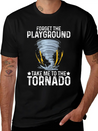 Storm Chasing Funny Tornado Chaser Lightweight Cotton T-Shirt – Daily Comfort Graphic Shirt