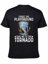 Storm Chasing Funny Tornado Chaser Lightweight Cotton T-Shirt – Daily Comfort Graphic Shirt