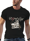 Storyteller Camera Photography Shirt Lightweight Cotton T-Shirt – Daily Comfort Graphic Shirt