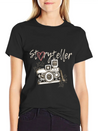 Storyteller Camera Photography Shirt Lightweight Cotton T-Shirt – Daily Comfort Graphic Shirt