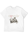 Storyteller Camera Photography Shirt Lightweight Cotton T-Shirt – Daily Comfort Graphic Shirt