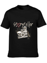 Storyteller Camera Photography Shirt Lightweight Cotton T-Shirt – Daily Comfort Graphic Shirt