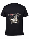 Storyteller Camera Photography Shirt Lightweight Cotton T-Shirt – Daily Comfort Graphic Shirt