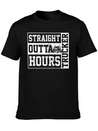 Straight Outta Hours Funny Truck Driver Trucker Gi Lightweight Cotton T-Shirt – Daily Comfort Graphic Shirt