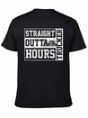Straight Outta Hours Funny Truck Driver Trucker Gi Lightweight Cotton T-Shirt – Daily Comfort Graphic Shirt
