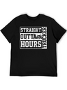 Straight Outta Hours Funny Truck Driver Trucker Gi Lightweight Cotton T-Shirt – Daily Comfort Graphic Shirt