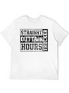 Straight Outta Hours Funny Truck Driver Trucker Gi Lightweight Cotton T-Shirt – Daily Comfort Graphic Shirt