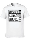 Straight Outta Hours Funny Truck Driver Trucker Gi Lightweight Cotton T-Shirt – Daily Comfort Graphic Shirt