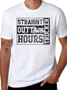 Straight Outta Hours Funny Truck Driver Trucker Gi Lightweight Cotton T-Shirt – Daily Comfort Graphic Shirt