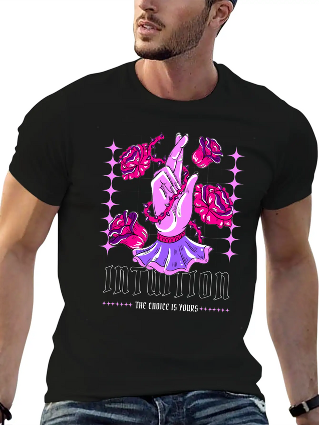Street Wear Urban Style Lightweight Cotton T-Shirt – Daily Comfort Graphic Shirt