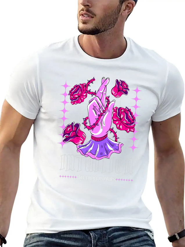 Street Wear Urban Style Lightweight Cotton T-Shirt – Daily Comfort Graphic Shirt