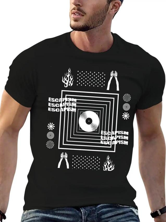 Streetwear Shrill Rapper Bboy Street Art Rap Lightweight Cotton T-Shirt – Daily Comfort Graphic Shirt