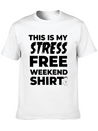 Stress Free Lightweight Cotton T-Shirt – Daily Comfort Graphic Shirt
