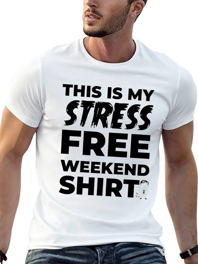 Stress Free Lightweight Cotton T-Shirt – Daily Comfort Graphic Shirt