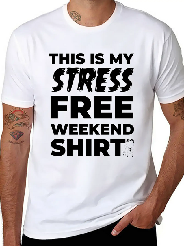 Stress Free Lightweight Cotton T-Shirt – Daily Comfort Graphic Shirt