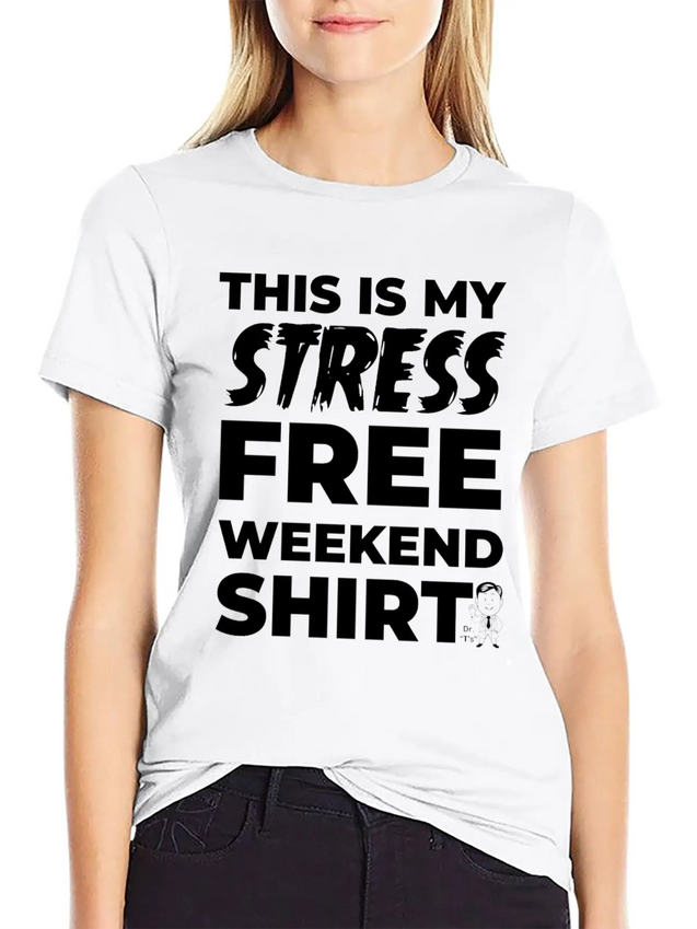 Stress Free Lightweight Cotton T-Shirt – Daily Comfort Graphic Shirt