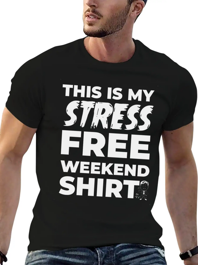 Stress Free Lightweight Cotton T-Shirt – Daily Comfort Graphic Shirt