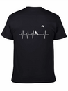 Stunt Kite Heartbeat EKG Pulse Funny Gift Lightweight Cotton T-Shirt – Daily Comfort Graphic Shirt