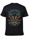 Stylized Painting Of A Sugar Skull For Day Of The Lightweight Cotton T-Shirt – Daily Comfort Graphic Shirt