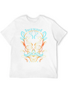 Stylized Painting Of A Sugar Skull For Day Of The Lightweight Cotton T-Shirt – Daily Comfort Graphic Shirt