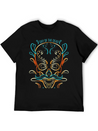 Stylized Painting Of A Sugar Skull For Day Of The Lightweight Cotton T-Shirt – Daily Comfort Graphic Shirt