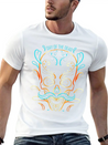 Stylized Painting Of A Sugar Skull For Day Of The Lightweight Cotton T-Shirt – Daily Comfort Graphic Shirt