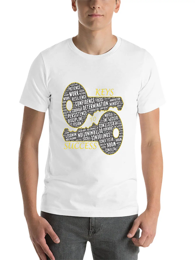 Success - Motivational Gift Lightweight Cotton T-Shirt – Daily Comfort Graphic Shirt