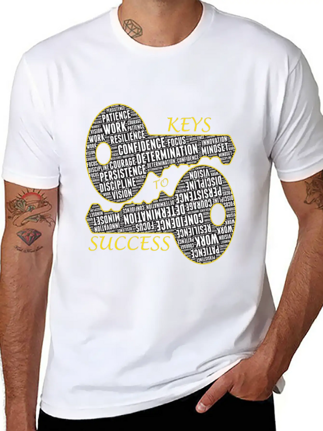 Success - Motivational Gift Lightweight Cotton T-Shirt – Daily Comfort Graphic Shirt