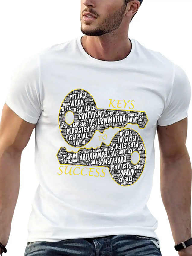 Success - Motivational Gift Lightweight Cotton T-Shirt – Daily Comfort Graphic Shirt