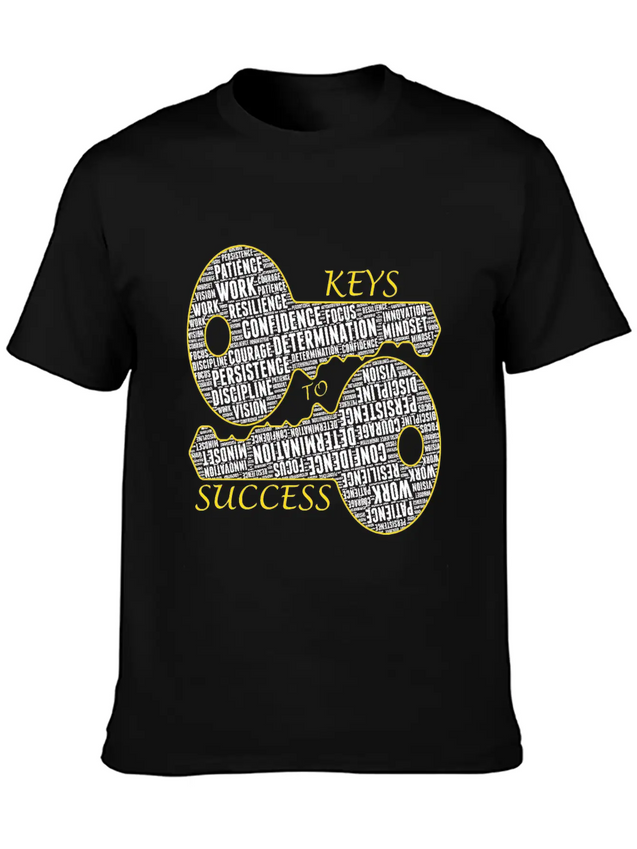 Success - Motivational Gift Lightweight Cotton T-Shirt – Daily Comfort Graphic Shirt