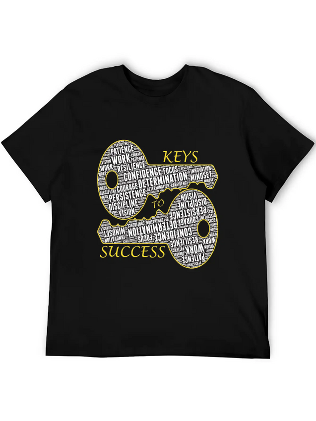 Success - Motivational Gift Lightweight Cotton T-Shirt – Daily Comfort Graphic Shirt