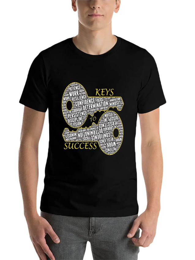 Success - Motivational Gift Lightweight Cotton T-Shirt – Daily Comfort Graphic Shirt
