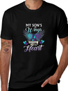 Suicide Memory Of Son Wings Cover Heart Lightweight Cotton T-Shirt – Daily Comfort Graphic Shirt