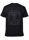 Sumbmarinista Vitruvian Man Scuba Diving Lightweight Cotton T-Shirt – Daily Comfort Graphic Shirt