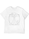 Sumbmarinista Vitruvian Man Scuba Diving Lightweight Cotton T-Shirt – Daily Comfort Graphic Shirt