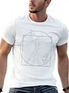 Sumbmarinista Vitruvian Man Scuba Diving Lightweight Cotton T-Shirt – Daily Comfort Graphic Shirt