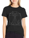 Sumbmarinista Vitruvian Man Scuba Diving Lightweight Cotton T-Shirt – Daily Comfort Graphic Shirt
