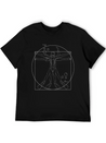 Sumbmarinista Vitruvian Man Scuba Diving Lightweight Cotton T-Shirt – Daily Comfort Graphic Shirt