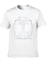 Sumbmarinista Vitruvian Man Scuba Diving Lightweight Cotton T-Shirt – Daily Comfort Graphic Shirt