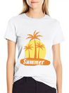 Summer Lightweight Cotton T-Shirt – Daily Comfort Graphic Shirt