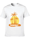 Summer Lightweight Cotton T-Shirt – Daily Comfort Graphic Shirt